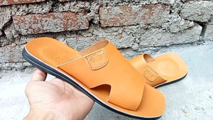 sandal pria dewasa Fenotti Sandal kokop slop kulit sapi aslii terbaru full kulit