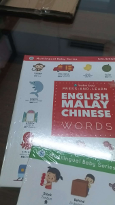 BABA BAA PRESS & LEARN 3 LANGUAGE ASSORTED