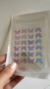 STIKER JERAWAT MOTIF BUTTERFLY (Hologram)