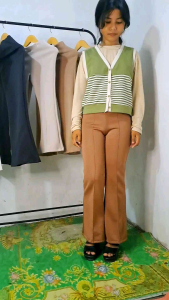 celana cutbray anak perempuan usia 7-17 tahun bahan scuba premium