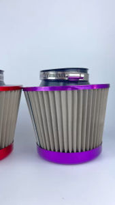 กรองอากาศสแตนเลส ปากขนาด3นิ้ว ถอดล้างแล้วใช้ซ้ำได้