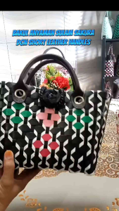 BAKUL ANYAMAN SARAWAK  SULAM SAKURA SIZE XXS KRAFTANGAN SARAWAK BORNEO HANDMADE WEAVING BASKET