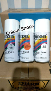 Pilok Pylox Cat Diton Paket 3 Kaleng Orange 814 Oren Epoxy Primer Grey 8020 Clear 8540 Glossy 150cc