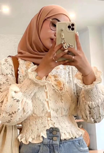 Celana Panjang Hightwaist Kulot Silang J23 Baggy Loose Jeans Wanita Longgar Korea Style