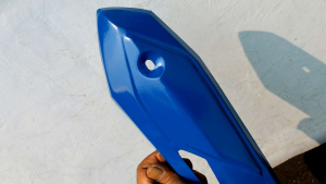 Tutup Knalpot Beat Vario 110FI & Scoopy Spacy: Bahan Besi Anti Pecah Stanlees Blue