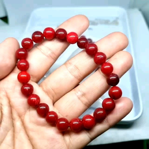 gelang ruby batu proses