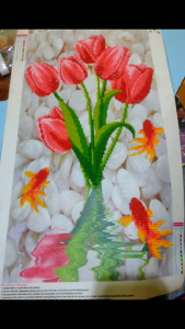 Fully Furnished of 5D DIY DIAMOND RHINESTONE CROSSTITCH PAINTING WALL DECORE