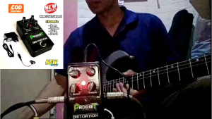 Efek Gitar Listrik - Efek Gitar Distorsi 4PH & 2PH  Plus Adaptor
