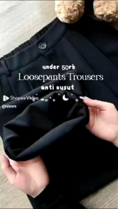 Celana Traousers Wanita: Pilihan Celana Highwaist, Casual, Kerja & Anti Kusut