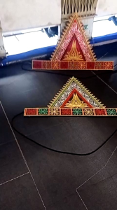 Renda Bordir Aksesoris Kepala Kostum Tari/Karnaval Motif Aceh Anak