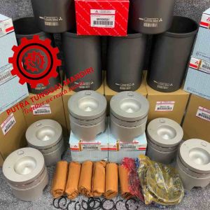 Liner Kit/Liner Set Komplit 3 Macam Liner+Piston+Ring Mitsubishi 6D16T/PS220 Type A STD