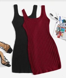 SQUARE NECK SLEEVELESS DRESS FOR KIDS - DRESS FOR KIDS & TEENS