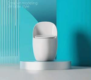 [Read Stock] SG60 Promotion Award Winning 🥇 Tornado 🌪️ Flushing Tiny Egg Toilet Bowl