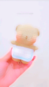 Sanrak​ Taktor​ พวงกุญแจ "หมีเนย" Butter​ Bear​ (สั่งทำชุดอื่นได้)​