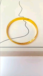 Gelang Tangan Titanium Motif Pasir Realpict