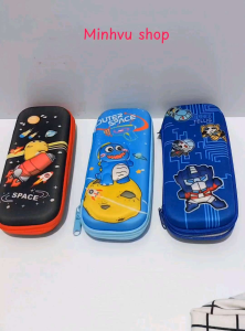 Hộp Bút In Lụa 3D Họa Tiết Dễ Thương Sáng Tạo Cho Bé Hộp bút trẻ em in nổi kiểu dáng dễ thương đựng dụng cu học tập