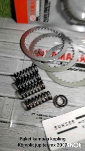 Paketan Kampas Kopling Komplit Yamaha Jupiter MX 2008 (Kaki 4 + Lawan Perkopling Plat Gesek Kampas Kopling Bering 6901)