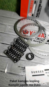 Paketan Kampas Kopling Komplit Yamaha Jupiter MX 2009 (Kaki 4 + Lawan Perkopling Plat Gesek Kampas Kopling Bering 6901)