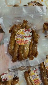 หมูแดดเดียวสูตรบ้านเตี่ยไสว (แบบทอดพร้อมทาน)