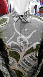 Batik Bestseller Moderen Couple Ayah dan Anak Katun Solo Sage