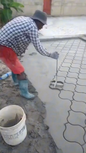 แม่พิมพ์ลายคอนกรีต แม่พิมพ์ลายพื้นทางเดินปูนซีเมนต์