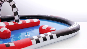 Sharper image remote control hydro park racers with pool original
