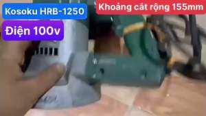 Máy cưa lọng vòng Kosoku - hàng bãi Nhật dùng điện 100-110Volt dùng lưỡi 12.5x1250mm
