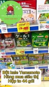 Bột Kale Yamamoto Nhật- Hộp 44 gói cao cấp- Hàng mua siêu thị