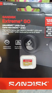 SanDisk Extreme GO 128GB microSDXC V30 A2 - [Lifetime Warranty] - 4K Video Performance - High-Speed App Loading - Extreme Durability