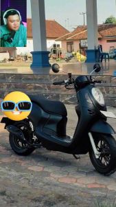 Sticker sein dan Speedometer Honda Scoopy