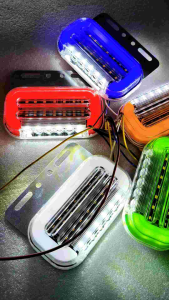 Đèn sườn nháy chữ c đèn led sườn cao cấp chịu nước 12v 24v các màu