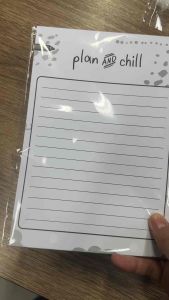 Memo Pad (Plan & Chill) - Daily To-Do Planning Writing Memo Pad