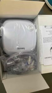 Máy xông mũi họng máy xông khí dung Beuere IH18 chạy êm khí phun ra nhỏ mịn có tấm lọc khí an toàn trong sử dụng