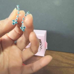 [Studs & Such] 925 Silver Curved Stalk Flower Ear Pins With Genuine Preciosa Crystals