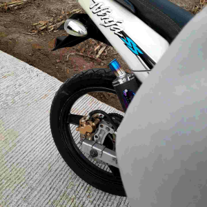 KNALPOT NINJA R RR SS ORIGINAL WRS RACING KARBON DOFF PUCUK BIRU