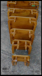 หิ้งพระไม้สัก ขนาดกว้าง90Cm.ลึก40Cm.