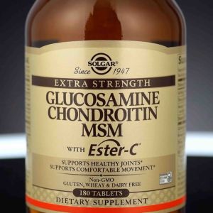 Solgar Extra Strength Glucosamine Chondroitin MSM 180 Tablets