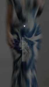 DREWS Georgia Maxi Dress | Tie Dye Maxi Dress | V-neck Neckline | Ribbon Front Maxi Dres | Formal Casual Long Dress Gown