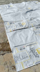 Terpal/Geubang karung terigu 9 lembar ukuran jadi 270x200