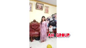 Baju Gamis Anak Rara Full Brukat Estimasi Usia 3-12 Tahun Quality Premium / Baju Pesta Anak