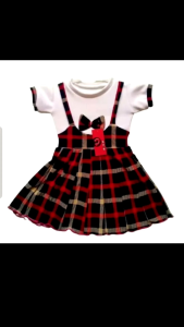 Baju Dress Kodok Anak Cantik Umur 1-2 Thn