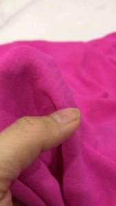 Vải Đũi cotton màu hồng cánh sen co giãn không nhăn mềm mịn rũ đẹp (khổ 1m5)may đầm váyáo kiểu Quần suông