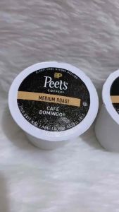 Peet’s Cafe Domingo Medium Roast Coffee Pods 75 Pods | K-Cup Compatible | US Imported (Box not included)