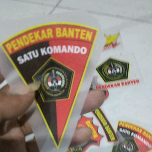 dtf pendekar banten stiker sablon kaos pendekar banten isi 3 pcs