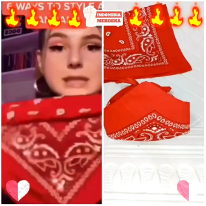 BANDANA SLAYER MERAH PUTIH HUT RI / MASKER SLAYAR MULTIFUNGSI / SLAYER BATIK 17 AGUSTUS / SAPU TANGAN MOTIF BATIK / SYAL MERAH PUTIH / SCRAFT RED WHITE / IKS9350