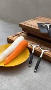 Nạo sợi nạo vỏ củ quả Kaiyo Nhật Bản inox không gỉ an toàn sắc bén