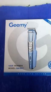 GEEMY GM-6077 Rechargable Electric Hair Beard Clipper Trimmer Haircut Set Cordless Shaving Shaver