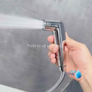 Bộ Vòi Xịt Vệ Sinh Xi Cao Cấp Bộ Xịt Vệ Sinh Rina RN042