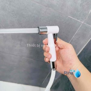 XỊT CỰC MẠNH Bộ xịt vệ sinh Nhựa Rina NVX051 -  Đầu xịt vệ sinh NVX051 HÌNH+VIDEO THẬT