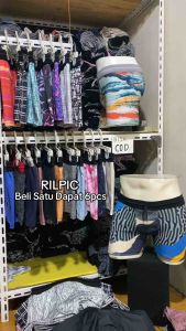 Paket 3/6pcs Celana Dalam Pria Boxer|CD Boxer Cowok Motif|Underwear Sempak Pria Modern